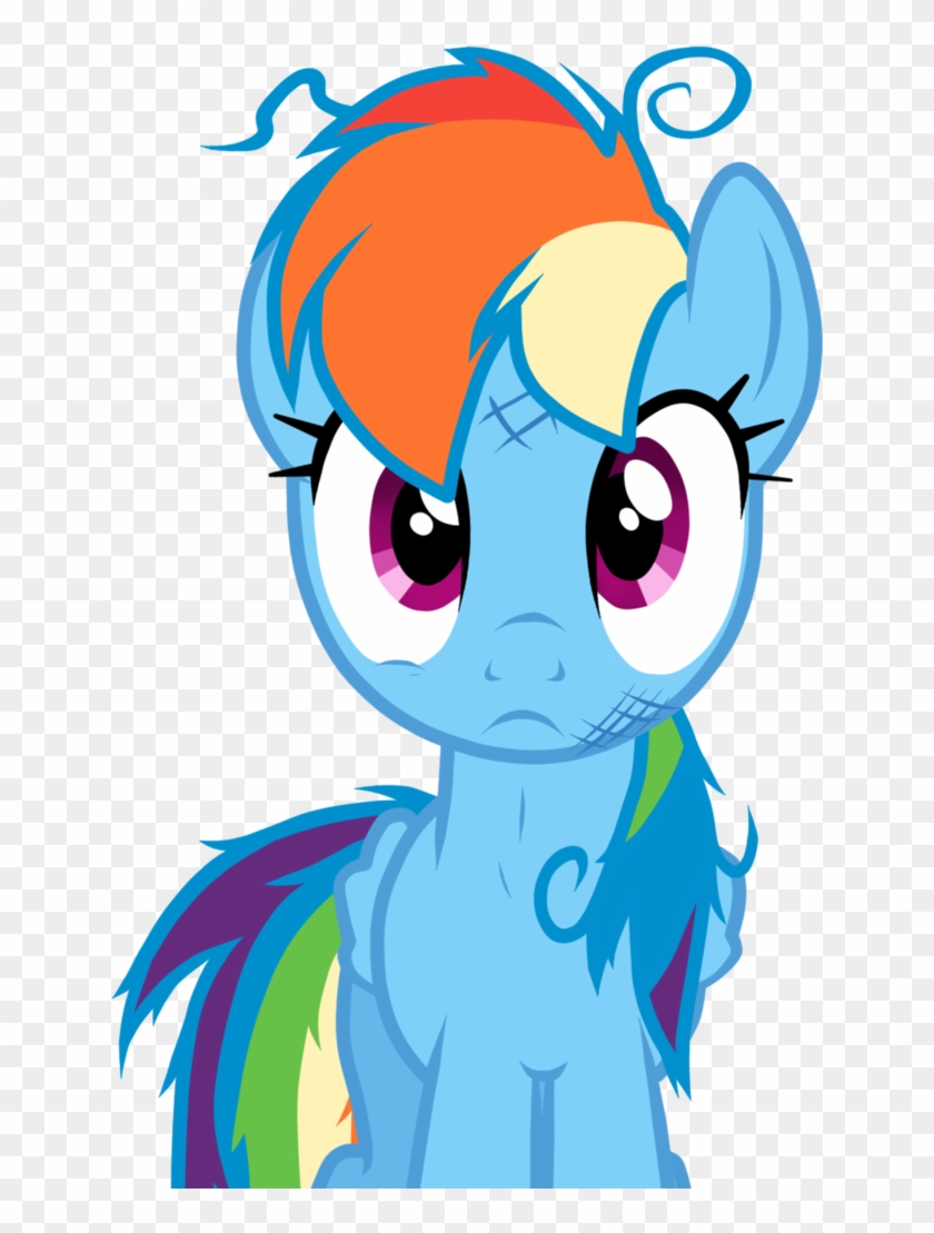 Rainbow Dash Blank Expression By Mielzsimmons - Cartoon #965211