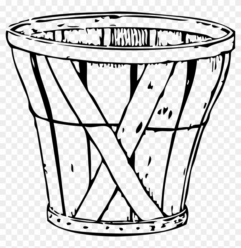 Big Image - Apple Basket Clip Art #965269