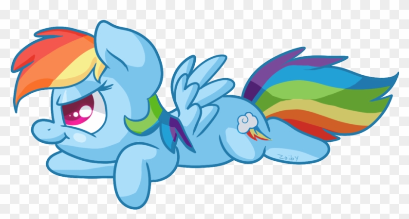 Rainbow Dash Derp By Zoiby - Rainbow Dash #965297