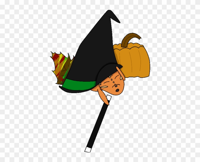 Clipart Halloween Witch Broom - Cartoon #965359