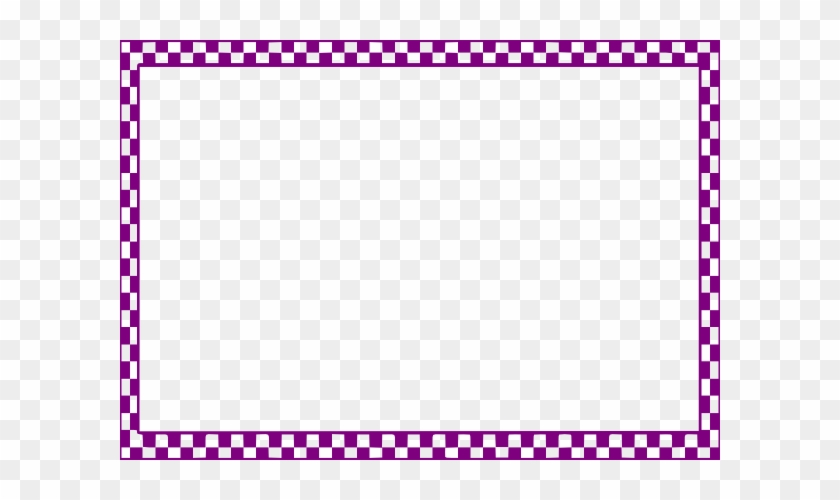 Checker Border Frame Clip Art At Clker - Checkerboard Border Clip Art #965438