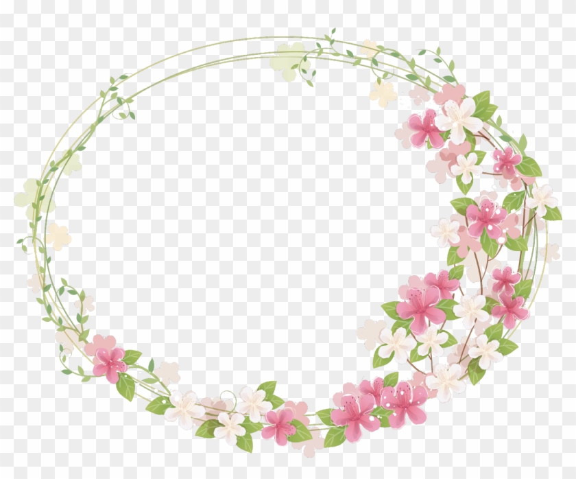 Cute Baby Girl Borders And Frames 727398 - Floral Frame Png Transparent #965469