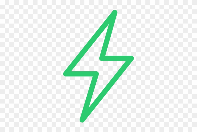 Lightning Bolt Icon Art - Iphone Lightning Bolt Png #965484
