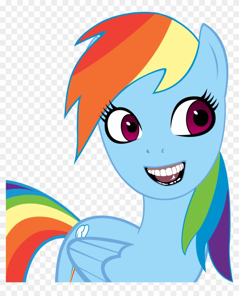 Rainbow Dash Likes You By Lolke12 Rainbow Dash Likes - Rainbow Dash Cute Face #965512