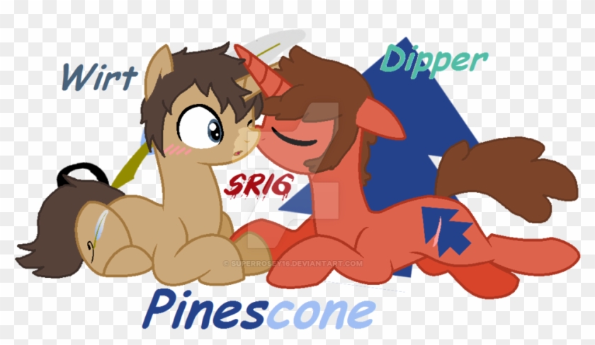 Wirt X Dipper Pinescone By Superrosey16 On Deviantart - Dipper Pines #965522