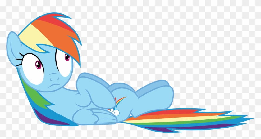 Rainbow Dash - Mlp Rainbow Dash Scared #965542