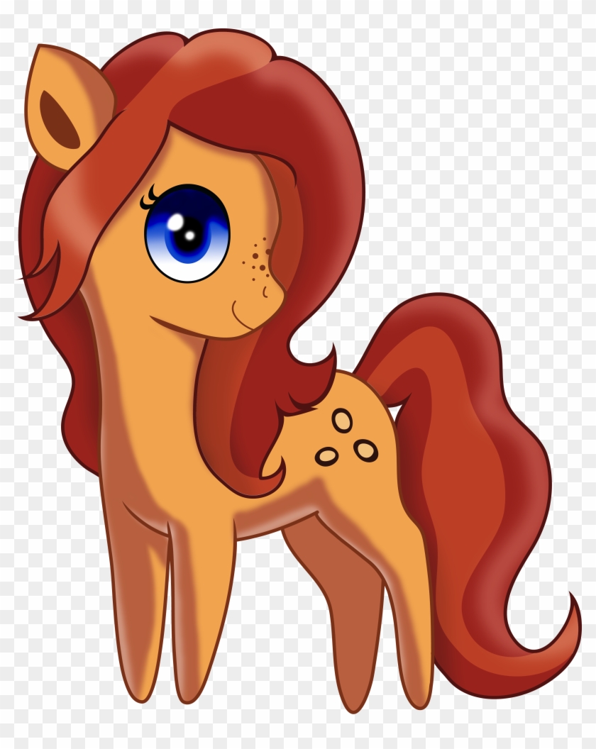 Trotcon Has Peanut Bucker - Cute Chibi Horse #965658