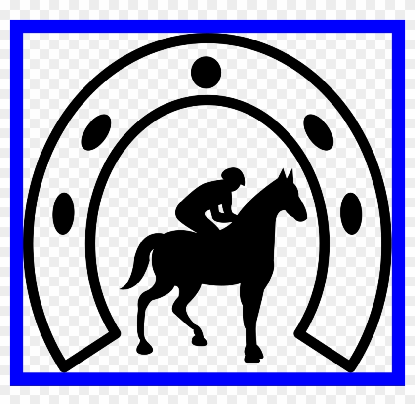 Horse And Jockey Horse And Jockey Stencil Best Walking - Horse #965679