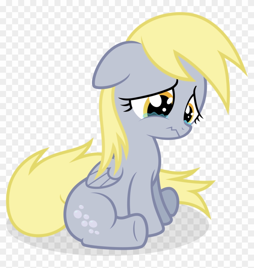 Derpy Hooves Rarity Pinkie Pie Rainbow Dash Black Cartoon - Sad Derpy Hooves #965821