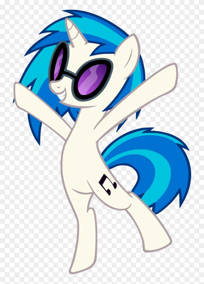 Вот Вам Моя Vinyl Scratch))) Вчера Сделал С Ней Арт, - Vinyl Scratch Png #965836