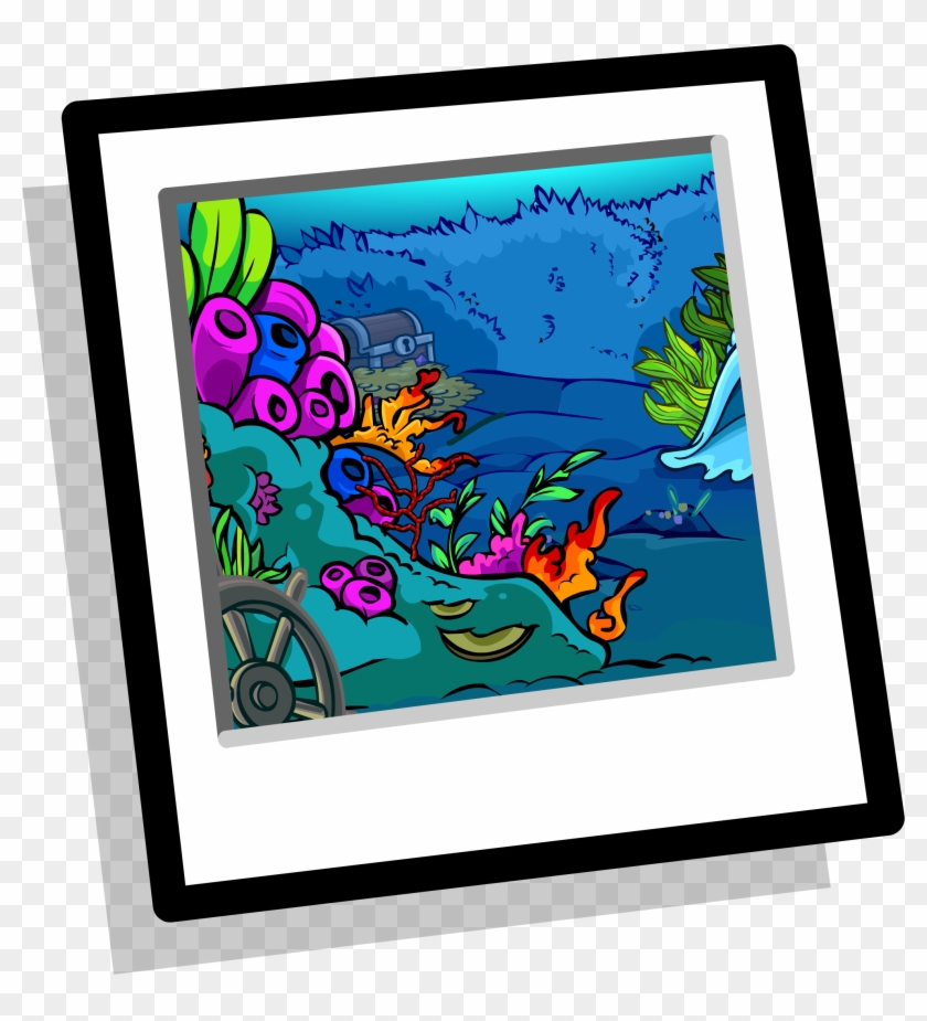 Free Items - Club Penguin Underwater Room #965876