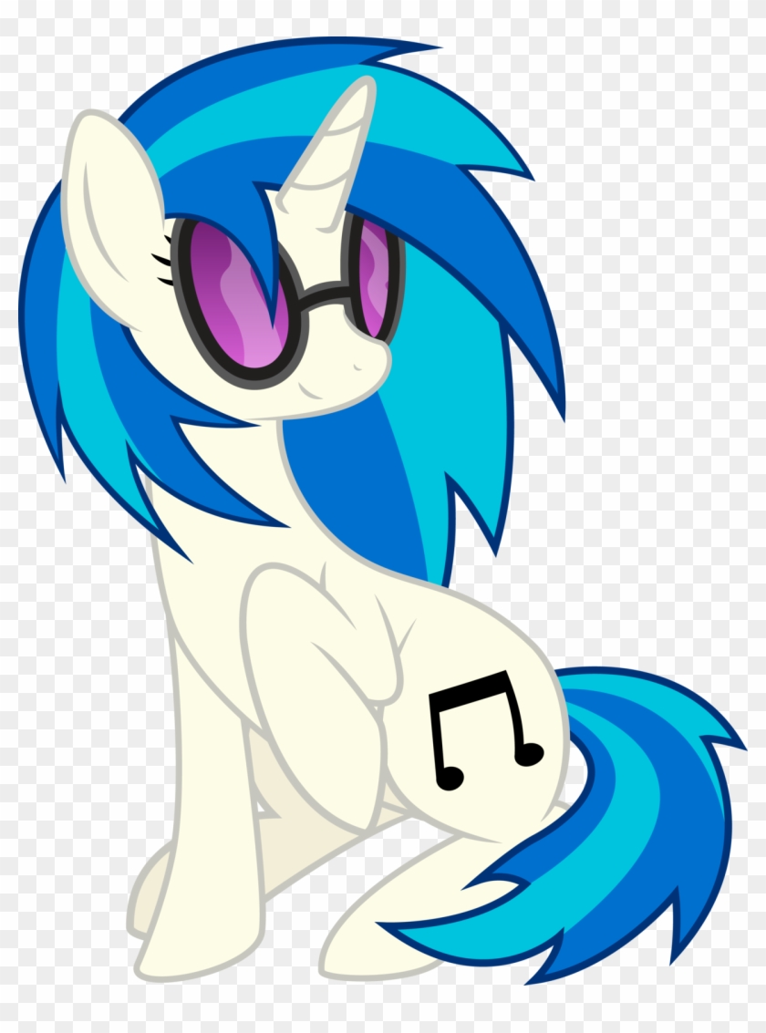 Vector Vinyl Scratch By Celysus-d4zbcbl - Vinyl Scratch Mlp Hair #965879