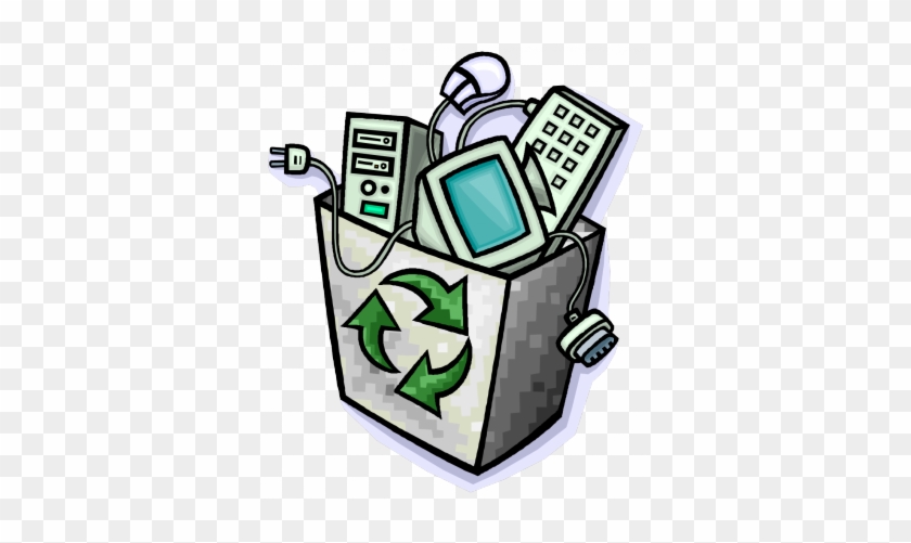 Recycling Bin Of E-waste - Aparatos Electricos Y Electronicos #965933