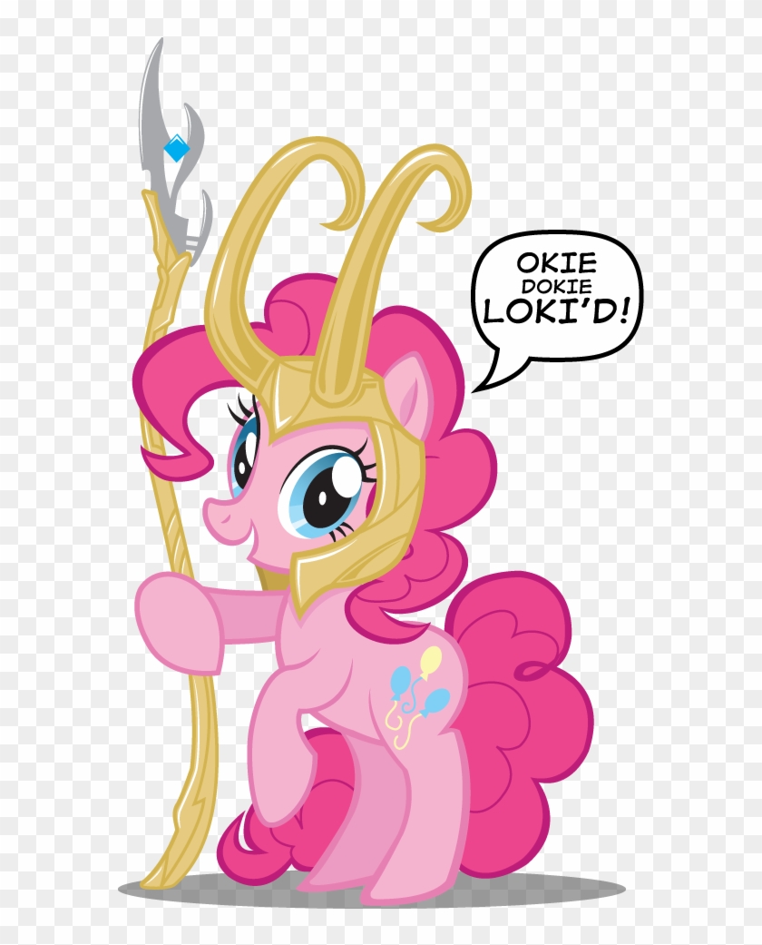 Okie Dokie Loki'd Pinkie Pie Rainbow Dash Rarity Fluttershy - Little Pony Friendship Is Magic #965968