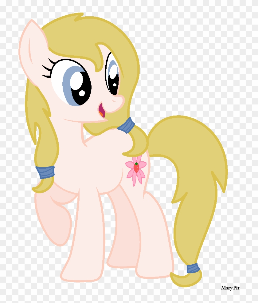 Strawberry Lilly Oc Pony By Maryponyartist Strawberry - Cartoon #965973