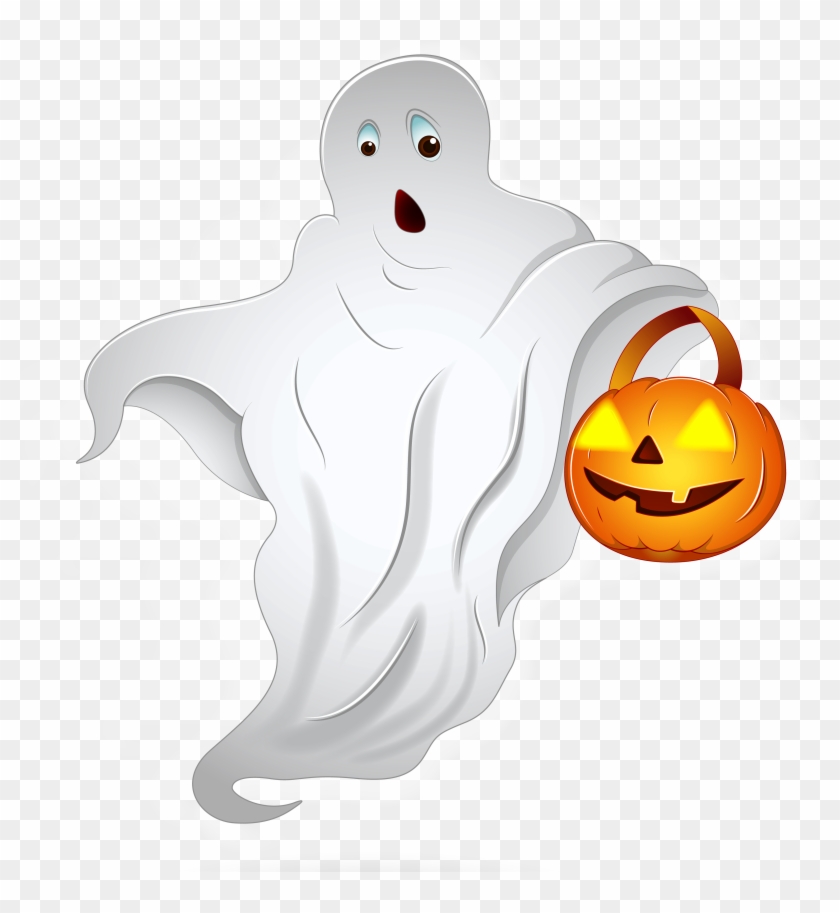 Halloween cartoon character. Cute headless ghost isolated on transparent  background. 24488344 PNG