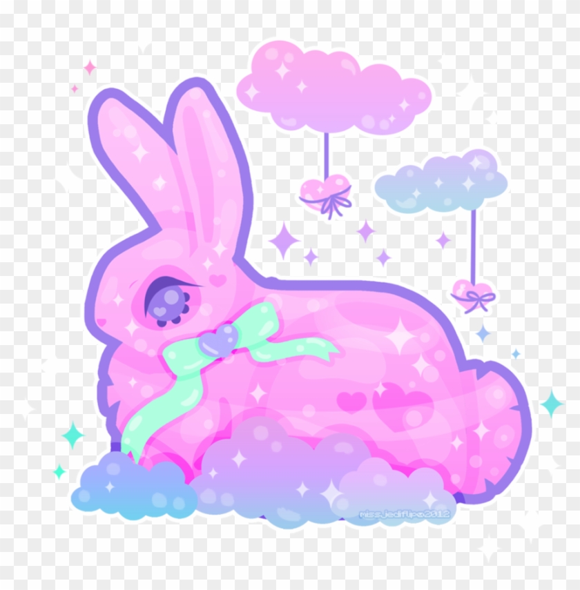 Sky Puff Love Bunny By Missjediflip - Rabbit #966044