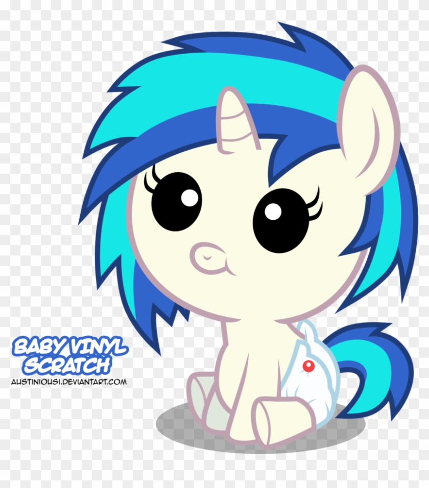 Baby Vinyl Scratch By Austiniousi-d5rgkm1 - Mlp Glaze Wooden Toaster #966058