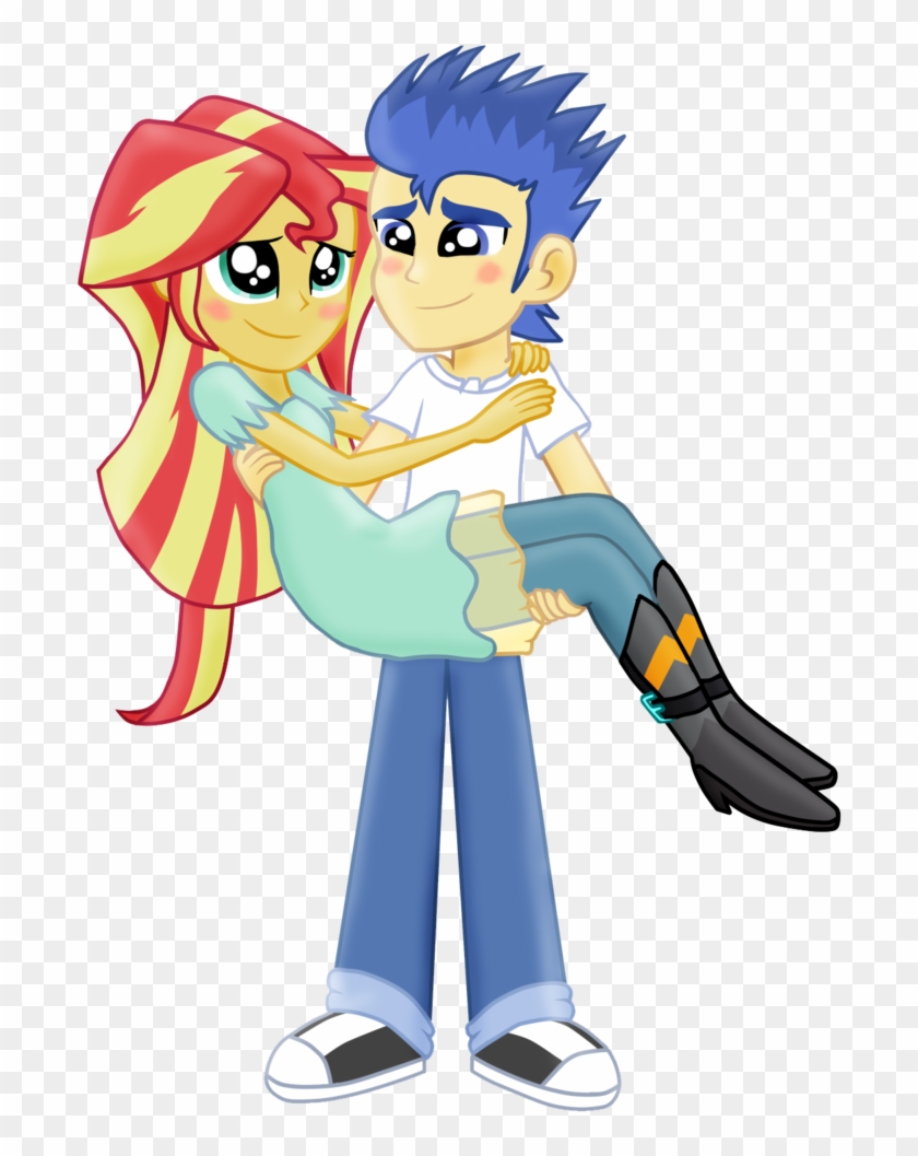 In Your Arms By Majkashinoda626 - Sunset Shimmer X Flash Sentry Anime #966069