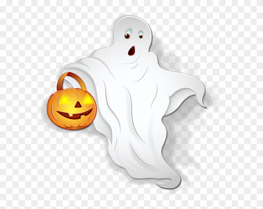 Dracula Clipart Halloween Ghost - Happy Halloween Ghost Png #966099