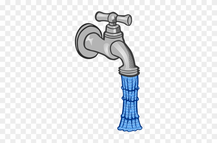 Water Faucet Vector Image - Tap Water Transparent Background #966284