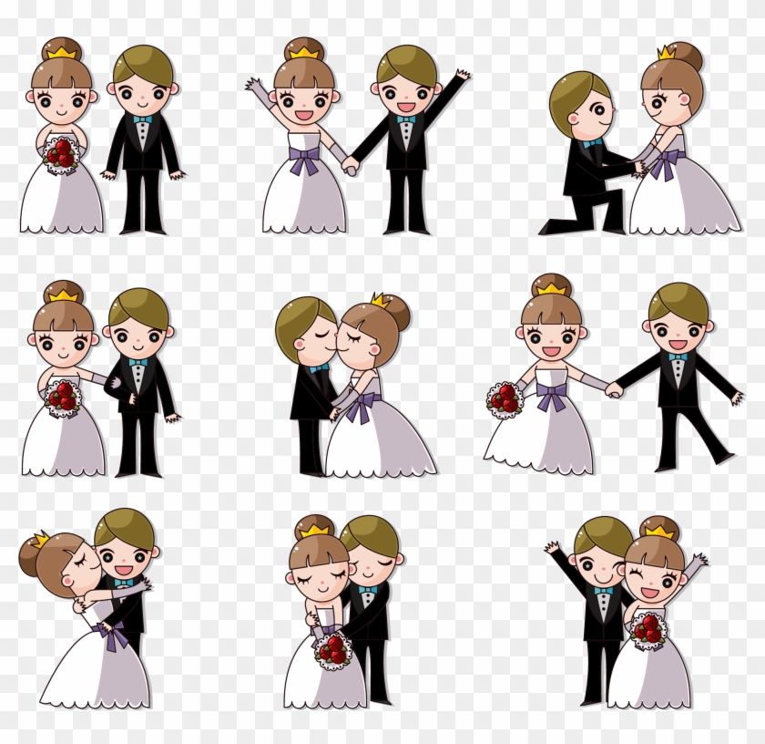 Wedding Invitation Cartoon Clip Art - Wedding Cartoon Free Download #966288