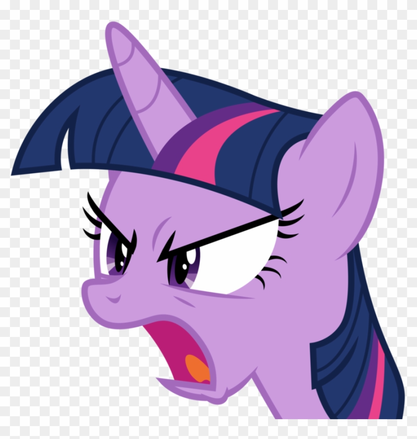 Angry Twilight Sparkle By Cloudyglow - Angry Twilight Sparkle Vector #966341
