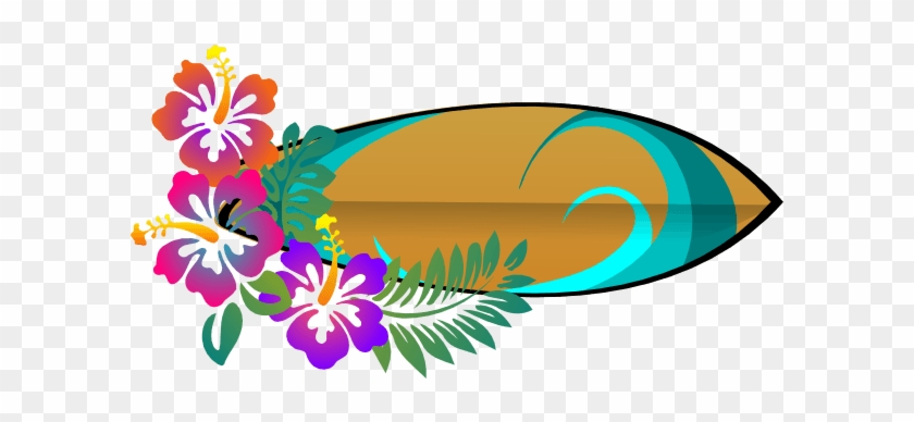 We Do Our Best To Bring You The Highest Quality Cliparts - Hawaiian Surfboard Clip Art #966376