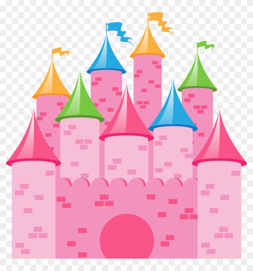 Princess Stuf Clipart 001 - Pink Castle #966400