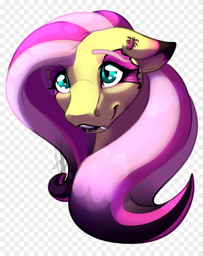 Halloween Fluttershy Headshot - Cartoon #966412