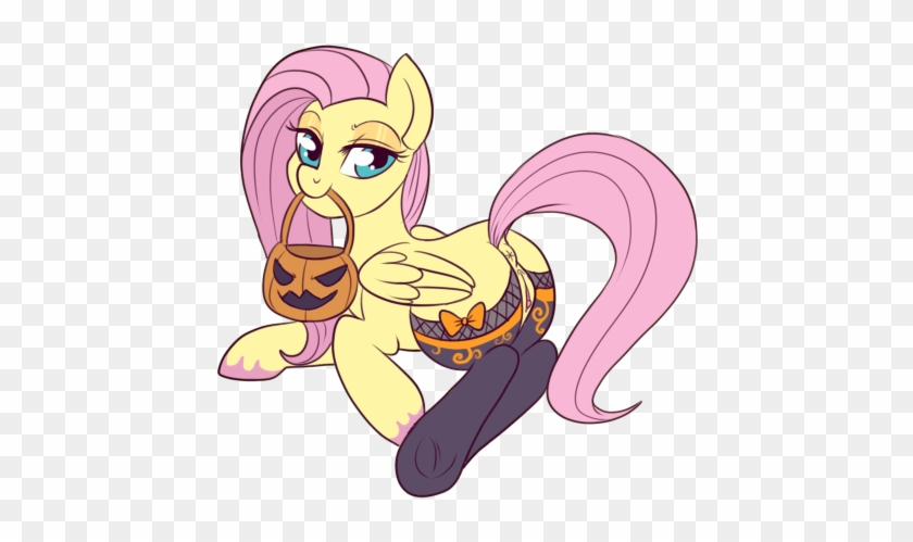 Lulubell, Clothes, Explicit, Female, Fluttershy, Halloween, - Cartoon #966483