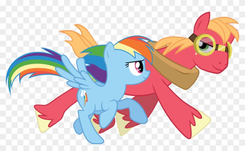 Rainbow Dash Pony Big Mcintosh Mammal Cartoon Vertebrate - Mlp Rainbow Dash X Big Mac #966554