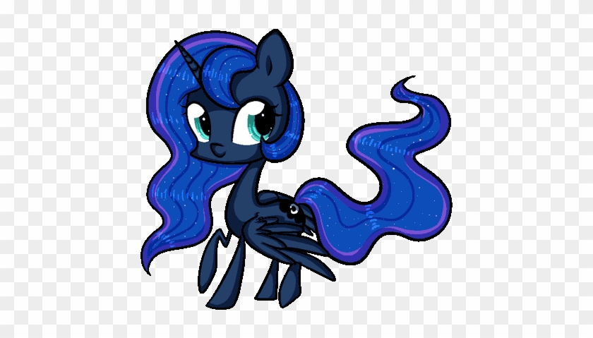 Pinipy's Lair Princess Luna Pixel My Art Mlp Oc Mlp - Mlp Princess Gifs Fanart #966566