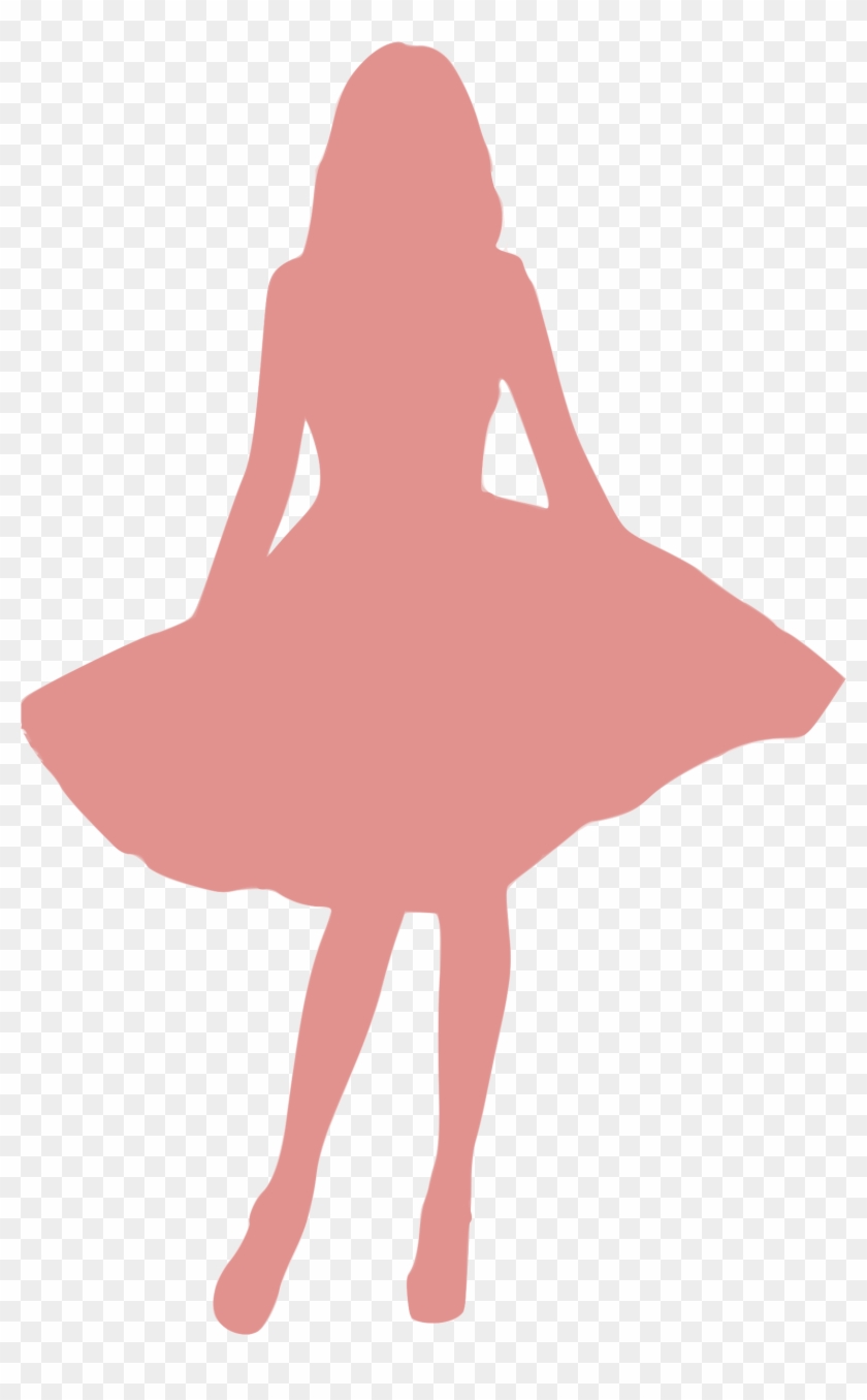 Femme 70 - Pink Dancing Silhouette Transparent #966611