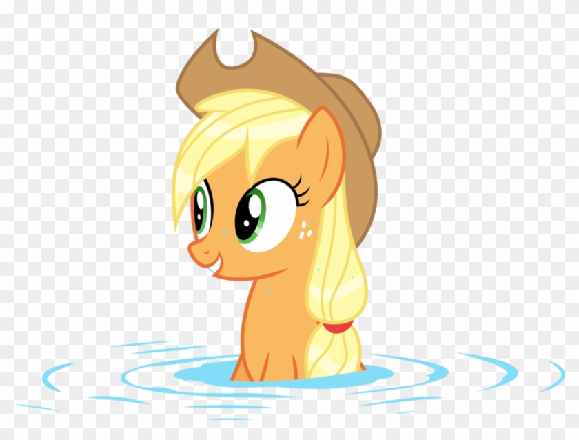 Wet Mane Applejack 1 By Kishmond - Applejack #966820