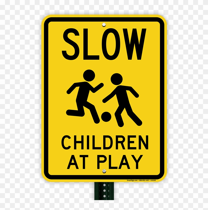 Children At Play (k-8149) Learn More - Children At Play Sign #966928