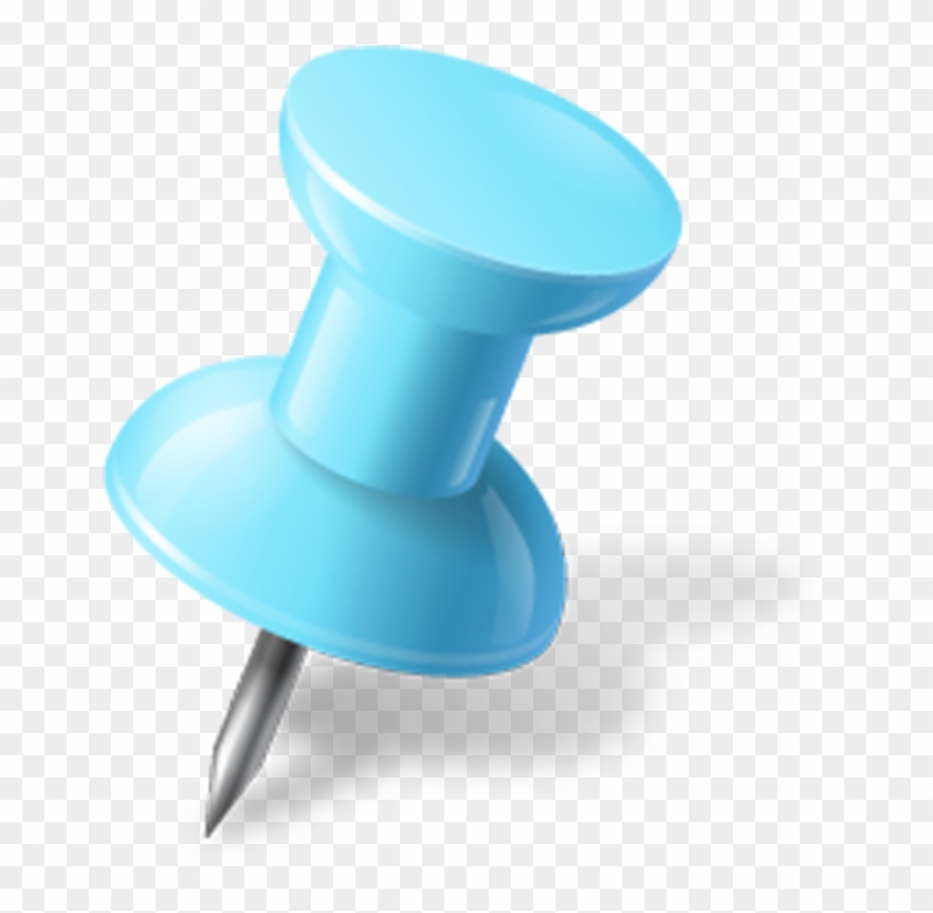 Blue Push Pin Png File - Blue Pushpin Png #966956