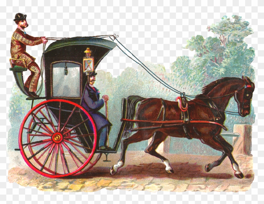 Horse And Buggy Digital Image - Horse And Buggy Clipart #967155