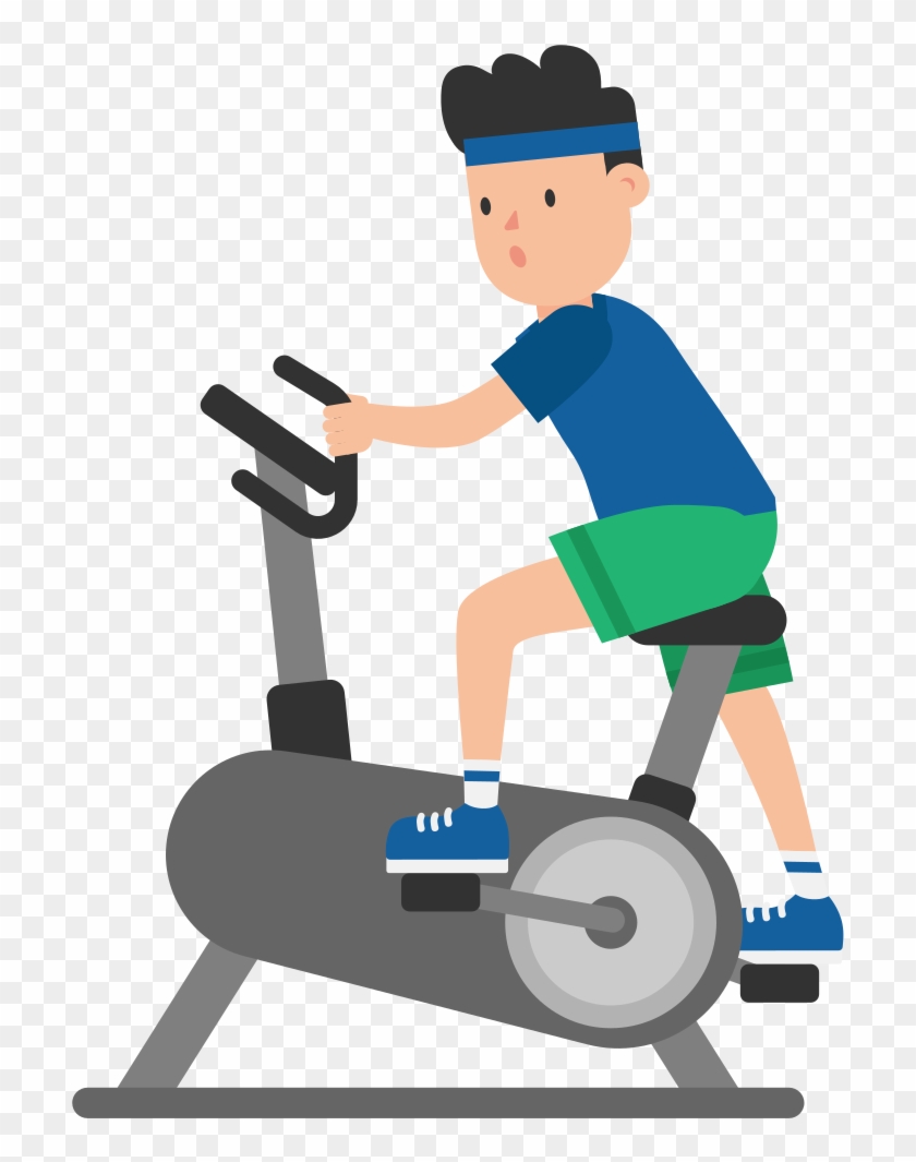 Open - Exercise Bike Cartoon #967153