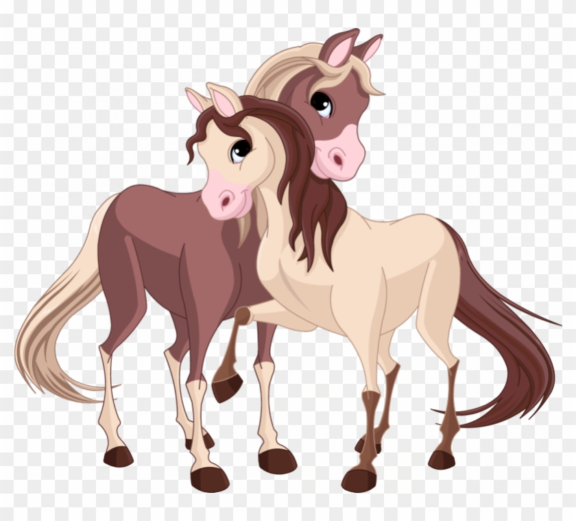 Siguiente - Cute Cartoon Horses - Free Transparent PNG Clipart Images  Download