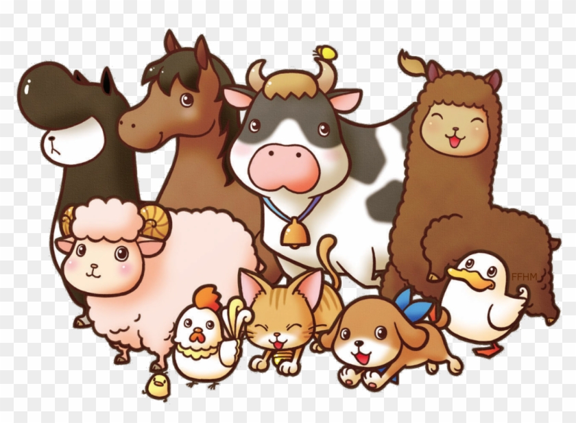 Bebé Animales De La Selva Animales De Granja Clip Art - Story Of Seasons Animals #967214