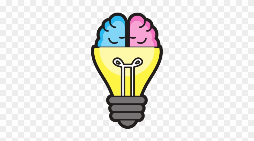 Bulb With Brain To Creative Idea - Brain #967257