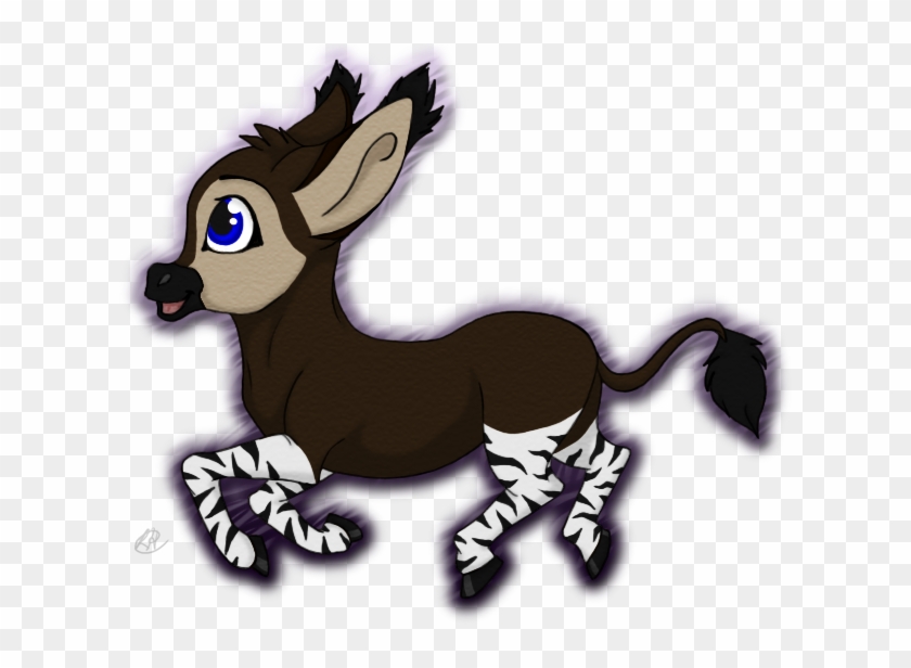 Chibi Okapi By Freedomhowls On Deviantart - Drawing #967300