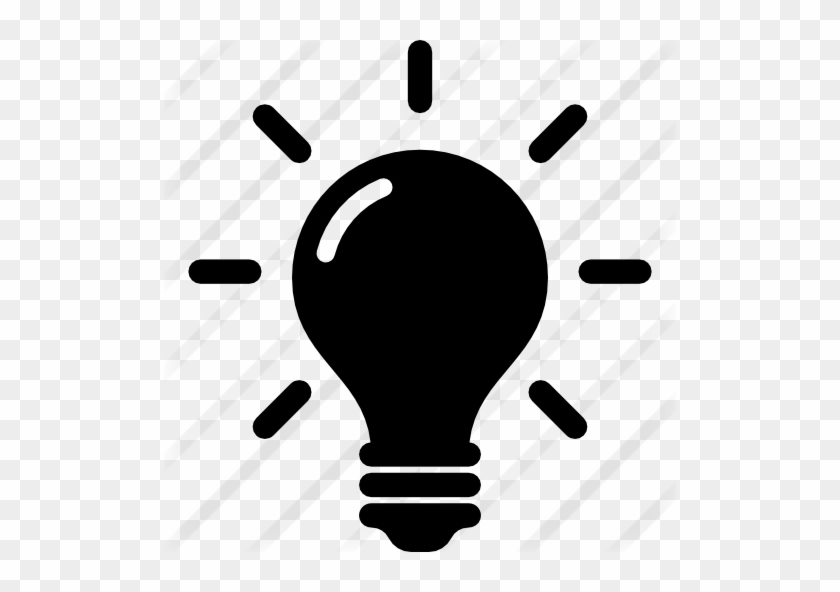 Idea And Creativity Symbol Of A Lightbulb - Idea Icon #967324