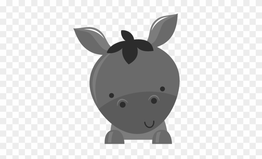 Cute Mini Donkey Clipart - Scalable Vector Graphics #967343