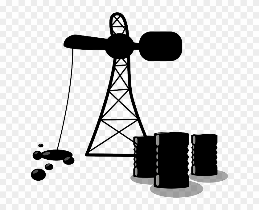 Drill, Nodding, Donkey, Well, Oil, Rig - Oil Clip Art #967348