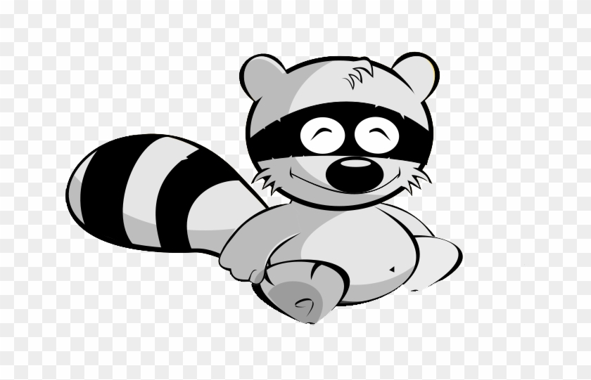 Cartoon Raccoon Clipart - Cute Raccoon Cartoon Png #967362