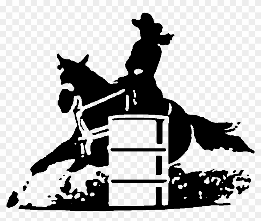 Barrel Racing Clip Art - Barrel Racing #967488