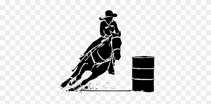 Clip Art Cowgirl Barrel Racing Clipart - Barrel Racing Clip Art #967506