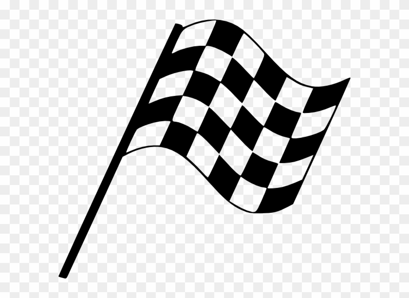 Horse Racing Clipart Car The Movie - Checkered Flag Clip Art #967507